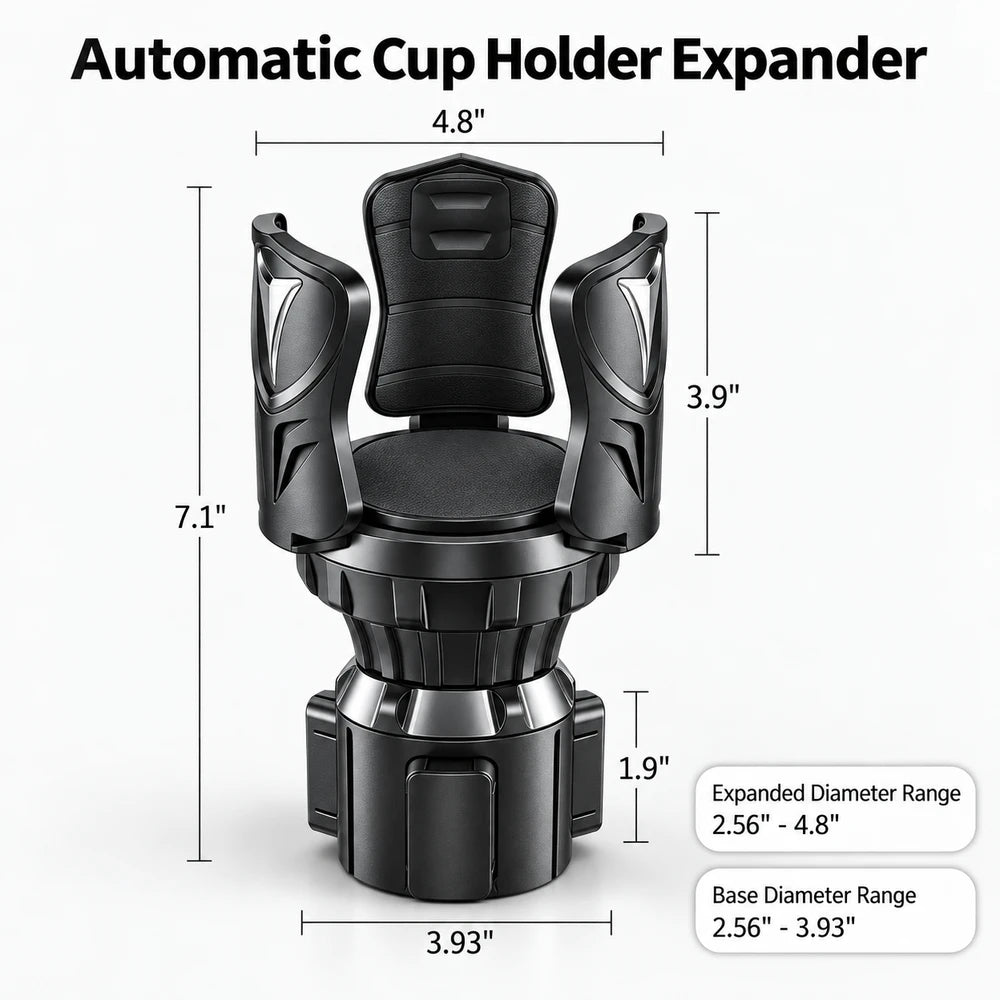 Automatic Car Cup Holder Expander