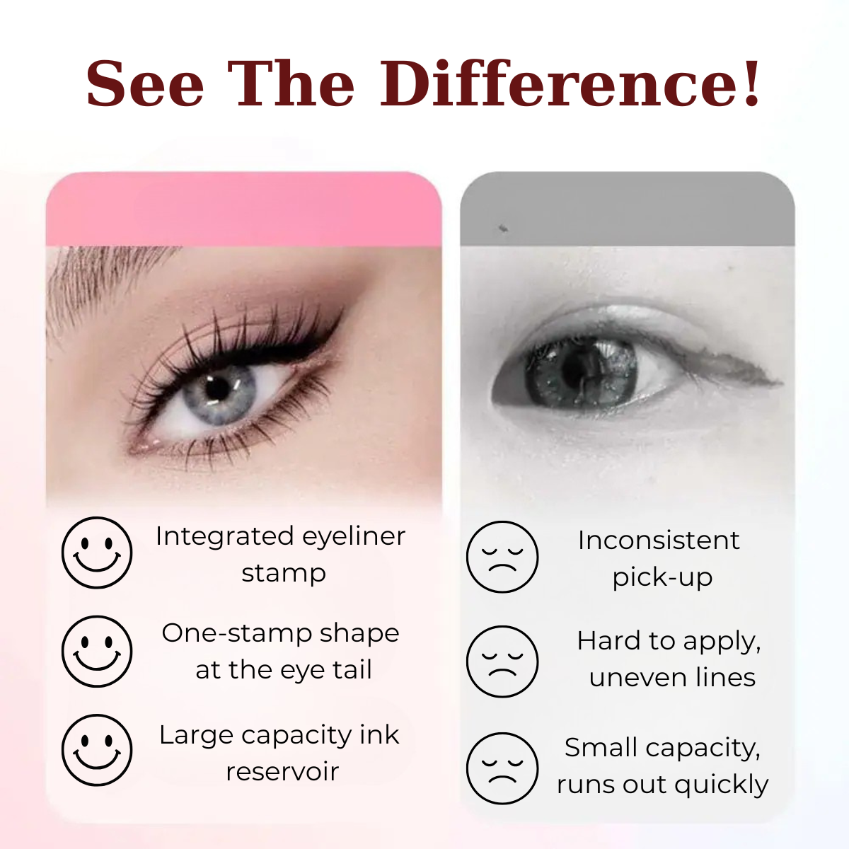 Perfect Wing Eyeliner Stamp – Waterproof, Long-Lasting & Easy Application