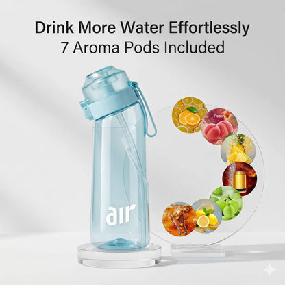 Scented Water Bottle with 7 Flavor Pods – Everything You Need for Better Hydration