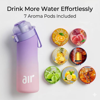 Scented Water Bottle with 7 Flavor Pods – Everything You Need for Better Hydration