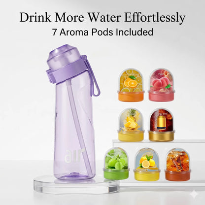 Scented Water Bottle with 7 Flavor Pods – Everything You Need for Better Hydration