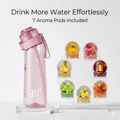 Scented Water Bottle with 7 Flavor Pods – Everything You Need for Better Hydration
