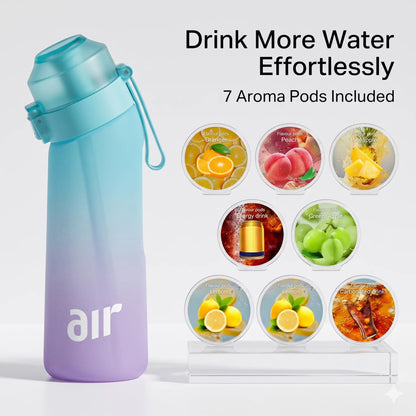 Scented Water Bottle with 7 Flavor Pods – Everything You Need for Better Hydration