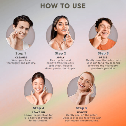 Hydrocolloid Micro-Dart Acne Patches – Clear Skin While You Sleep