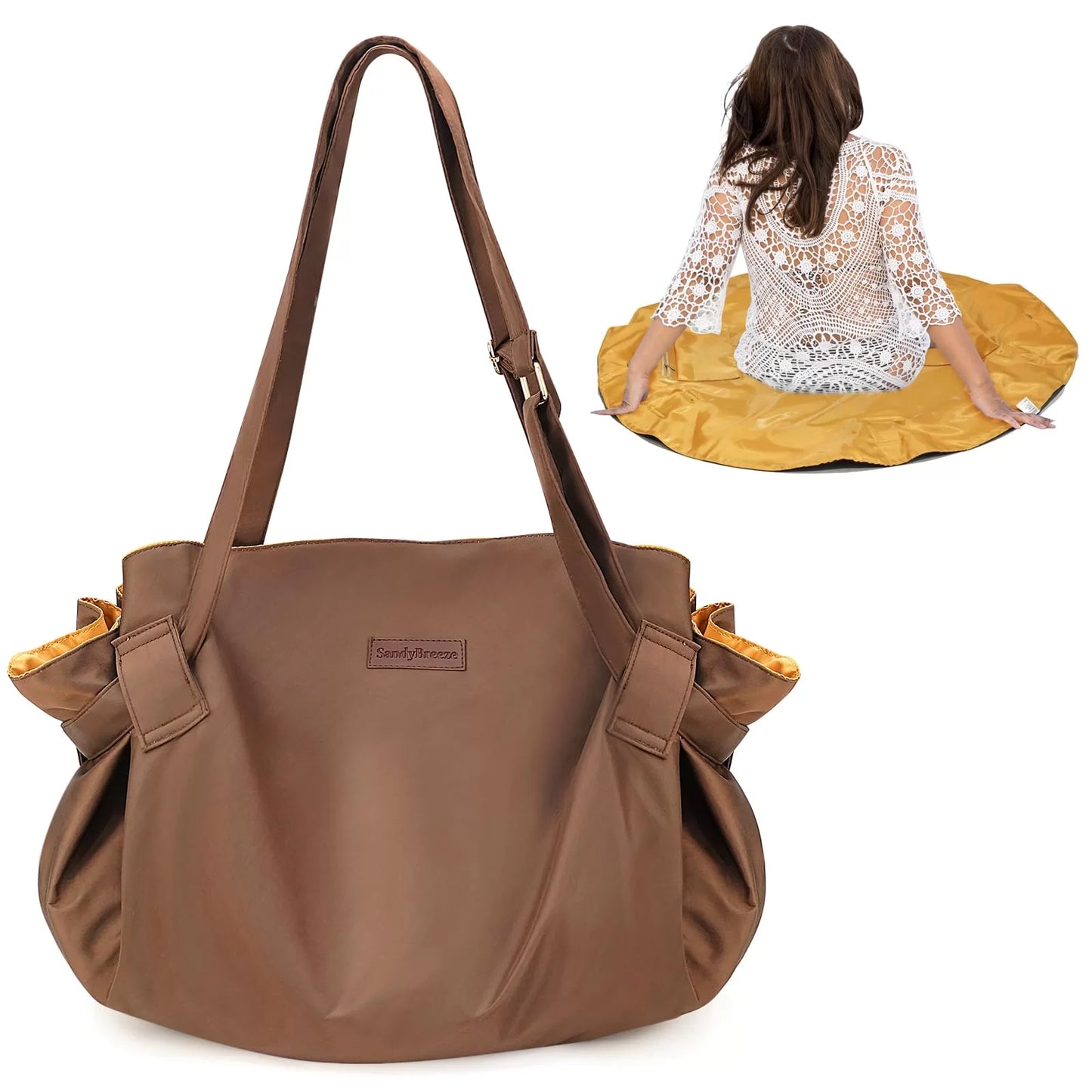 Karynix 2-in-1 Tote Bag – Transformable Travel Bag & Waterproof Camping Mat