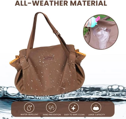 Karynix 2-in-1 Tote Bag – Transformable Travel Bag & Waterproof Camping Mat
