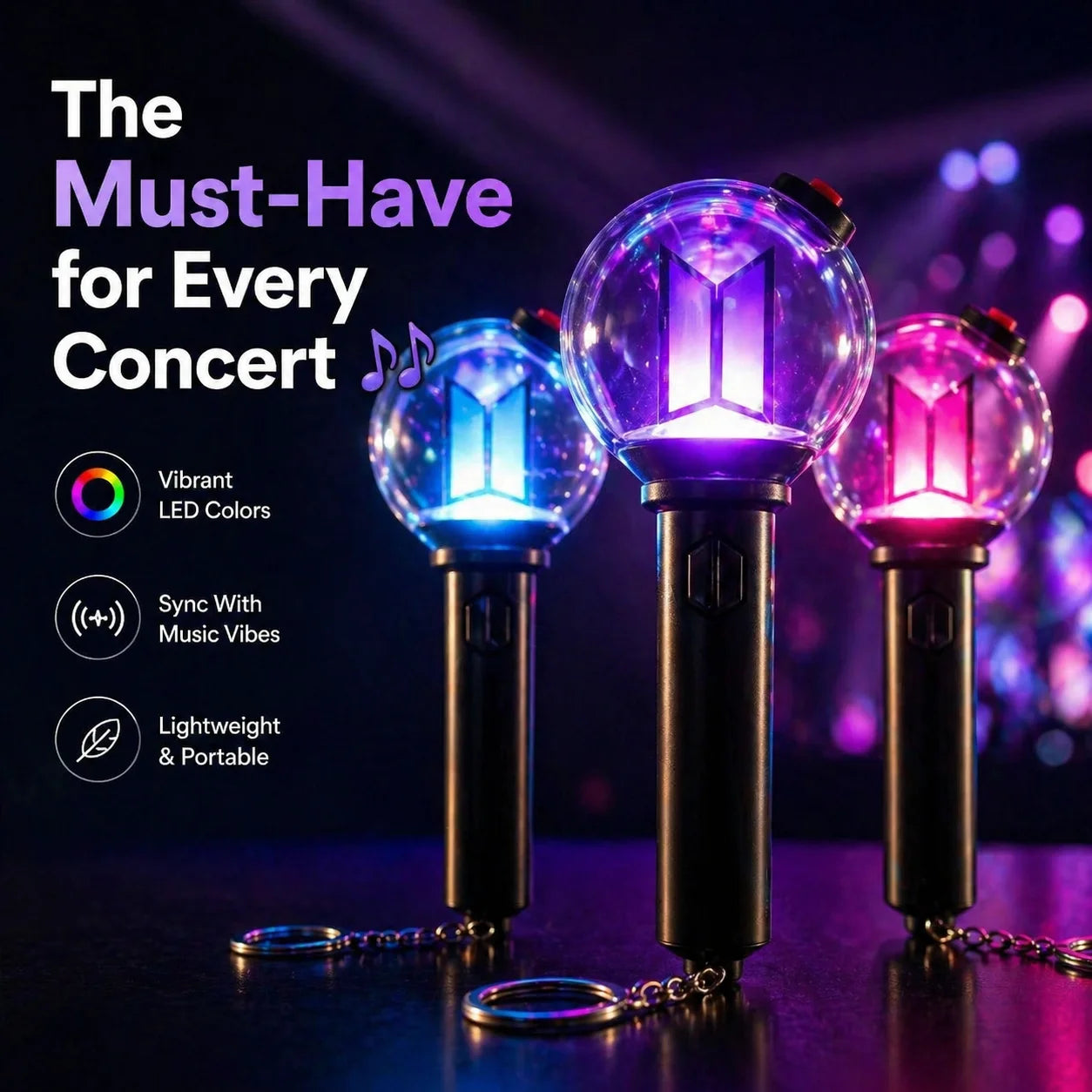 Portable LED Light Stick – The Must-Have for Concerts & Parties
